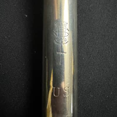 Wm. S Haynes Sterling Silver Flute, CL G#, 1942 image 13