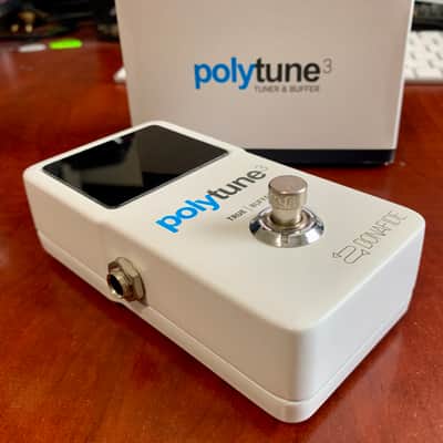 TC Electronic Polytune 3 Polyphonic Tuner Pedal 2017 - Present - White image 3