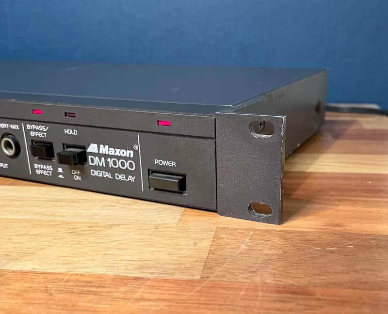 Maxon DM1000 Rack Mount Digital Delay 1980s Gray | Reverb