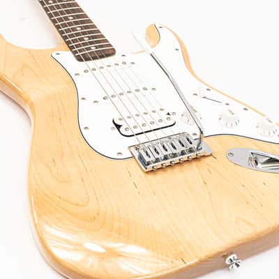 2024 Squier Affinity Stratocaster HSS Electric Guitar Natural Finish w/ Tremolo image 11