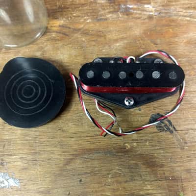 Red Rhodes Velvet Hammer Telecaster Bridge Pickup-RARE Hand-Wound Vintage 1970's w/ Original Box image 5