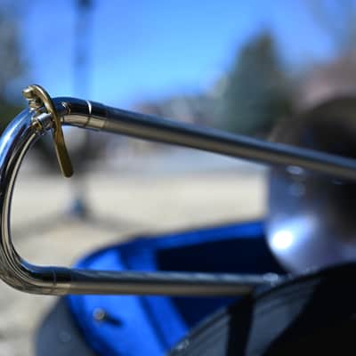 BAC Plaza Custom Trombone - Custom Engraving and Antique Lacquer image 14