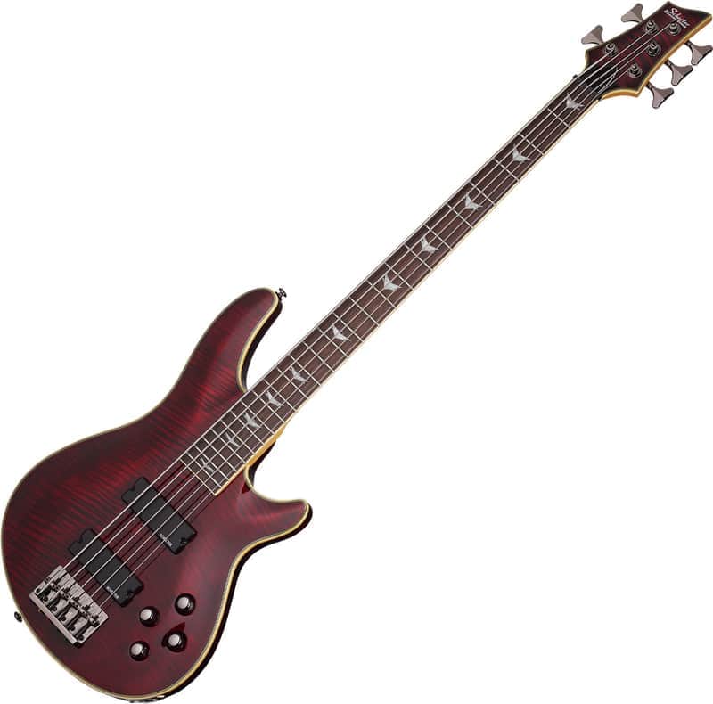Schecter Omen Extreme-5 Active 5-String Bass Black Cherry image 1