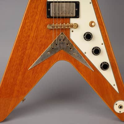 Epiphone '58 Korina Flying V - 1998 Korea - Natural w/OHSC image 5