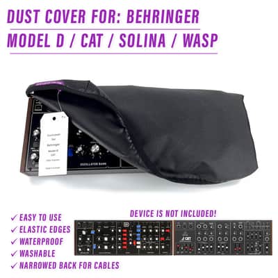 DUST COVER for Behringer 70HP Eurorack Case Synths (Model D / CAT / Solina / Wasp)