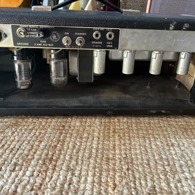 Fender Bassman "Drip Edge"  50-Watt Guitar Amp Head 1968 - 1969 - Silverface image 8