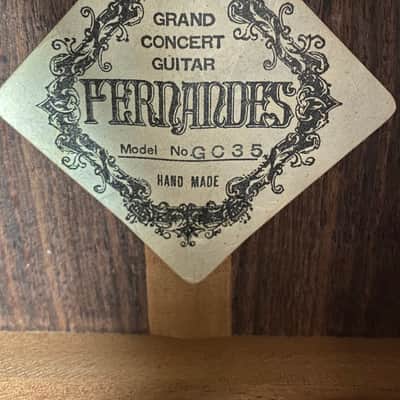 Fernandes GC-35 Grand Concert Handmade MIJ! 1974 image 8