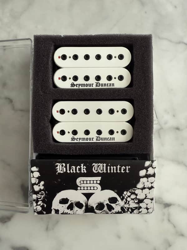 Seymour Duncan Black Winter Trembucker Set - White image 1