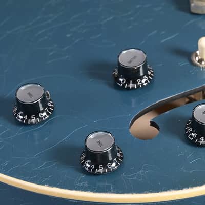 Gibson ES-335 1964 M2M Murphy Lab Heavy Aged Pelham Blue #121320 image 8