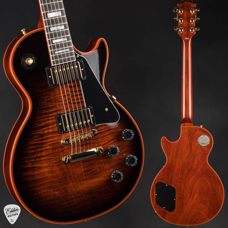 Gibson Custom Shop Made 2 Measure Les Paul Custom Figured Orange Widow 9.14 #CS600373 image 1