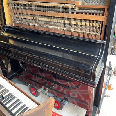 HUGE! RARE  ANTIQUE Bluthner German Upright Grand Piano 1882 Walnut Blüthner image 9