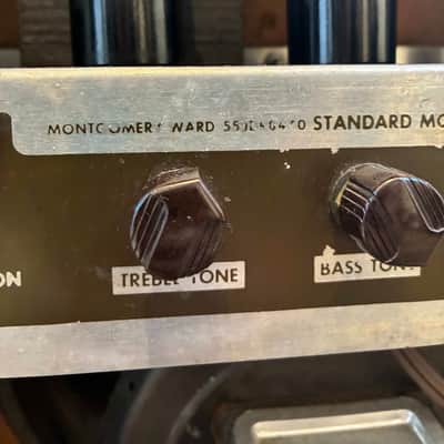Montgomery Ward 55JDR8440 1x12" Tube Amp 60's image 7