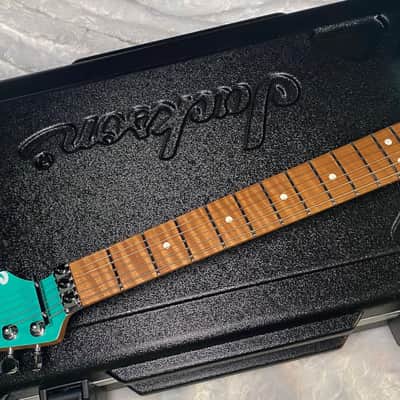 NEW ! Jackson Custom Shop Dinky HSH - Roasted Maple Neck & Fretboard - DK - Seafoam Green - Authorized Dealer - 8.1 lbs - G07719 image 9
