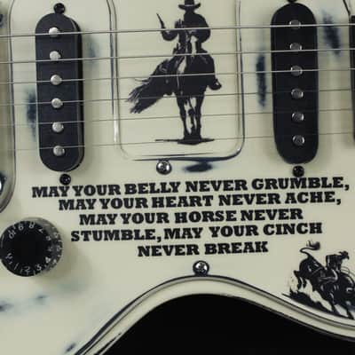 Custom Painted and Upgraded Epiphone Les Paul SL - Aged and Worn With Graphics image 9