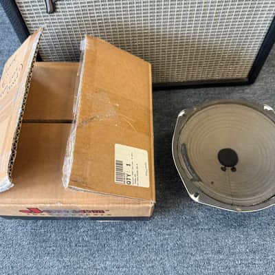 Fender Champ Silverface 6 watt Tube Combo Amp 1981 - Re-Capped, Tubed, + Jensen Mod Speaker + orig speaker + Cover image 19