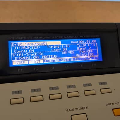 AKAI MPC2000XL w/ 32MB of RAM, CF Reader, Blue Screen, Newer Pad Sensors image 2
