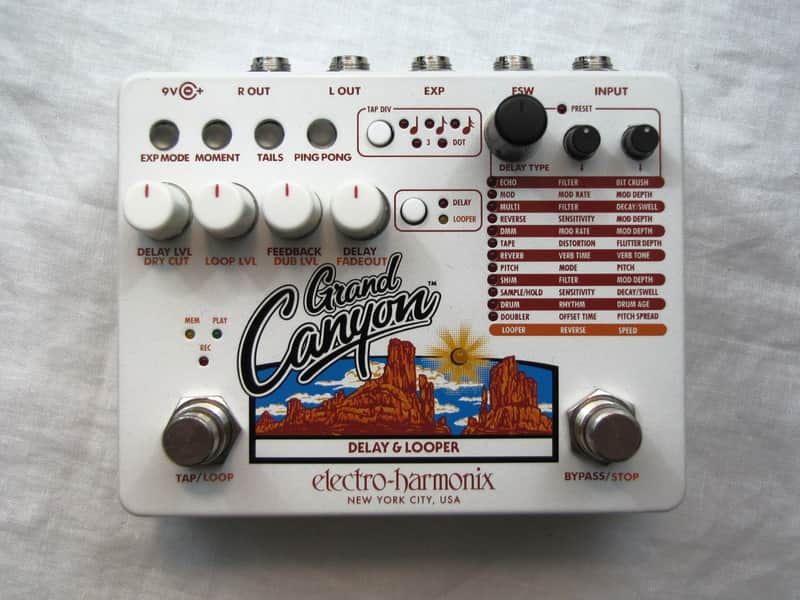 Used Electro-Harmonix EHX Grand Canyon Delay and Looper Guitar Pedal! image 1