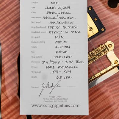 Knaggs Chena Tier 1/Pink Coral/SSC Neck image 9