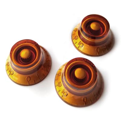 Top Hat Speed Control Knobs – Amber - 3x Knob