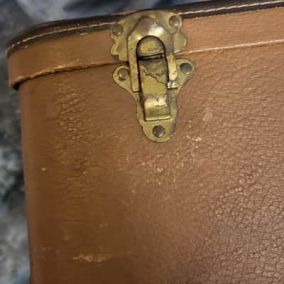 Vintage RARE 1950 Gibson Branded L5 L7 Arch Top Brown Soft Shell Guitar Case image 6