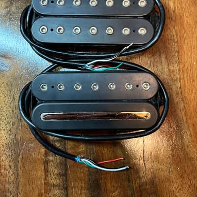 DiMarzio DP707BK/DP708BK Liquifire/Crunch Lab 7-String Humbucker Set 2010s - Black image 2