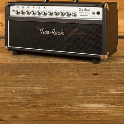 Two-Rock Silver Sterling Signature 100/50 Watt Head - Black image 1