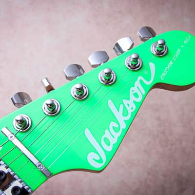 JACKSON USA Custom Shop Dinky HSH Floyd "Neon Green + Ebony" (2026) image 12