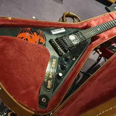 Black Label Society (Zakk Wylde Band) Artist Owned Tour Guitar: Gibson Gothic Flying V image 8