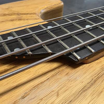1981 Charvel Jazz Bass Custom Shop San Dimas DiMarzio Catalog Kahler USA LEFT HAND Natural Figured Ash American Vintage 80s 1980's 25 fret Rosewood 4-String J Pre-Fender era Precision Bartolini Pickups LH Lefty Handed Pre-Jackson PREPRO PRE-PRODUCTION image 18