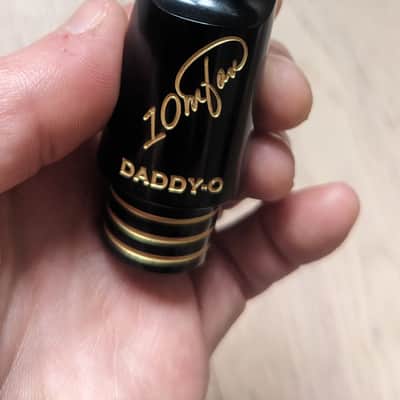 10MFAN Daddy-O Alto mouthpiece Size 6 - Black Ebonite image 2