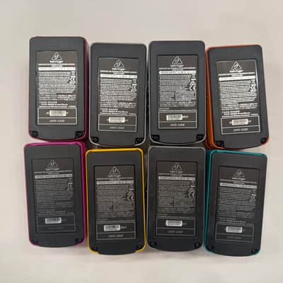 Behringer Chorus Distortion Fuzz Octaver Reverb Guitar Effect Pedal Lot Of 8 image 7