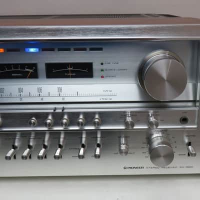 PIONEER SX-1980 RECEIVER WORKS PERFECT SERVICED FULLY RECAPPED + LED's EXCELLENT image 8