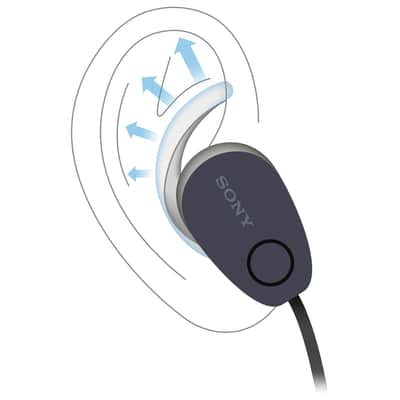 Sony WI-SP600N Wireless In-Ear Sport Headphones w/ Bluetooth - Black (WISP600N/B) image 4