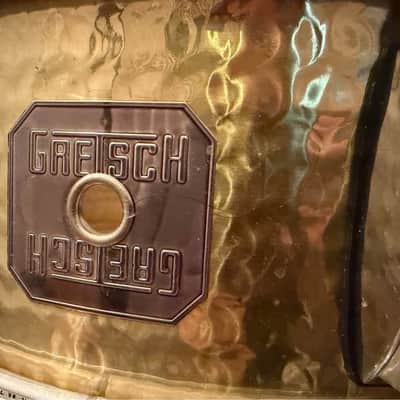 Gretsch Hammered Brass Snare Drum image 2