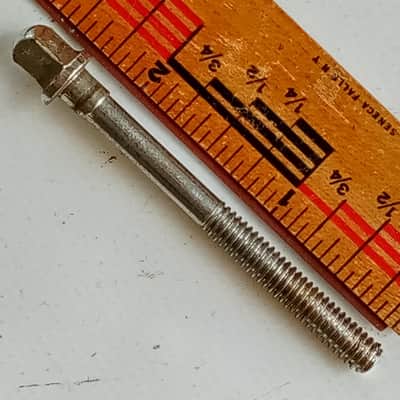 Rogers 1+2 5/16"T-Rod Snare/Tom Vintage60 Drum 12-24 Tension-Lug-Screw Cleveland image 1