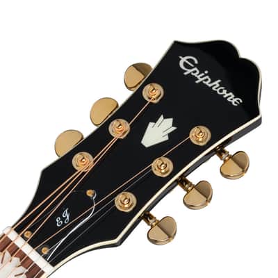 Epiphone J-200 EC, Vintage Sunburst image 4