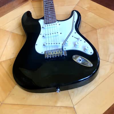 100% Original Vintage Spectrum Stratocaster Style Black Electric Guitar image 5