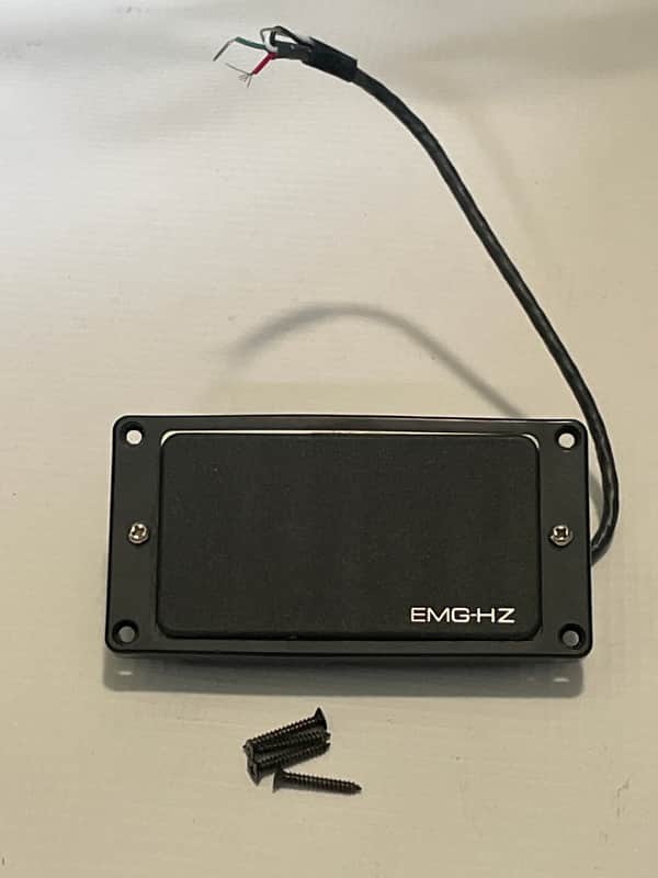 2005 Jackson DXMG EMG-HZ H3 Black USA Neck Humbucker Guitar Pickup w/ Ring 13k image 1