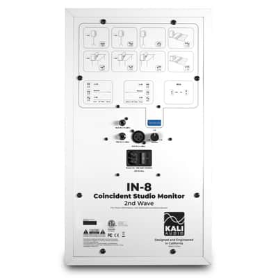 Kali Audio IN-8 2nd Wave White - active studio monitor image 2