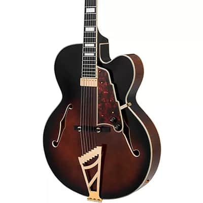 D'Angelico Premier EXL-1 Hollowbody Electric Guitar Brown Burst image 6