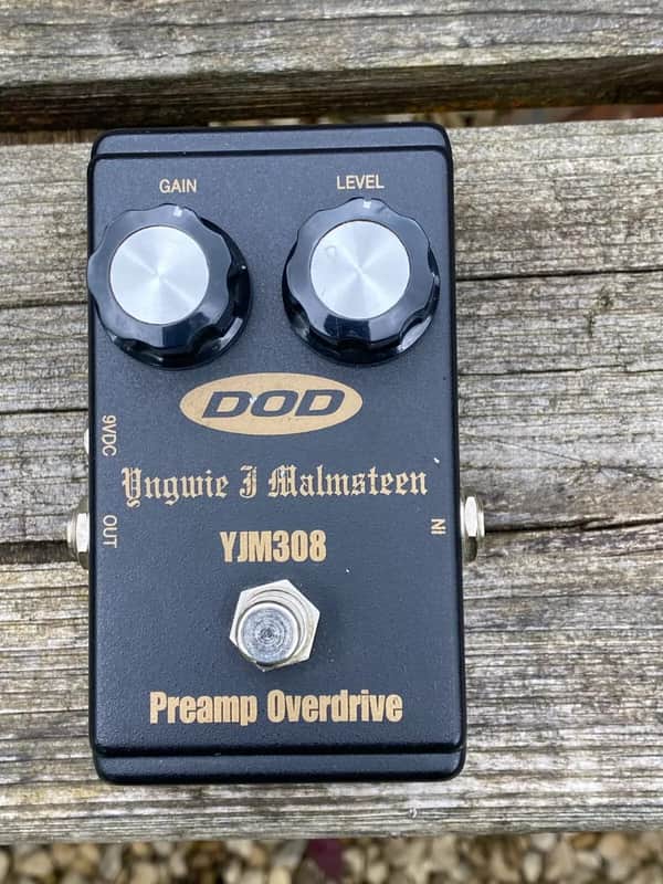 DOD YJM308 Yngwie J. Malmsteen Preamp Overdrive 2010s - Black image 1