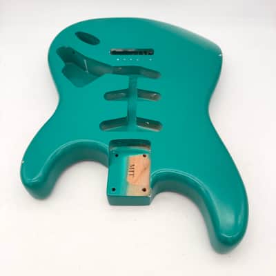 MJT Stratocaster Body Alder Relic Nitro USA Sherwood Green mjt5523 image 5