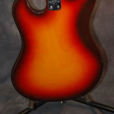Conrad 4 Pickup Baritone Pro Setup Original Case 1966 Sunburst image 8
