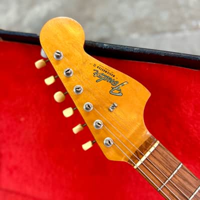 Fender MusicMaster II 1965 - Dakota Red pre CBS L serial original vintage USA image 6