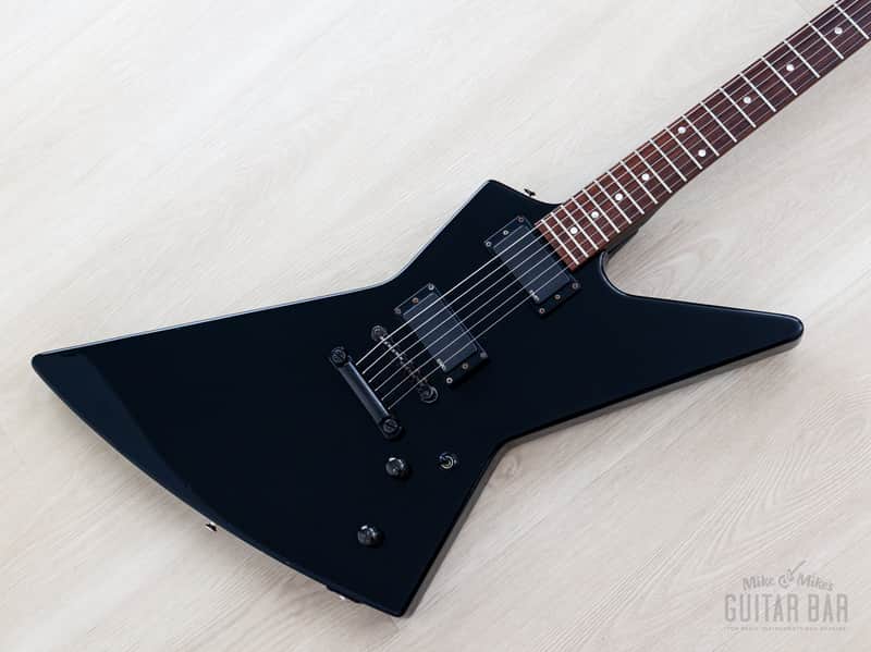 1998 ESP Custom EXP Explorer Black w/ EMG 81 w/ Case image 1