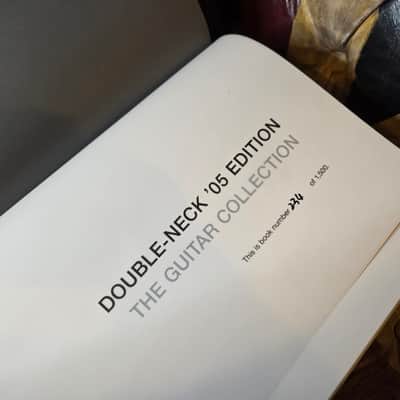 PRS Signed Dragon Double Neck Guitar Collection Book to Whitesnake Guitarist Bernie Marsden in custom hard case image 11