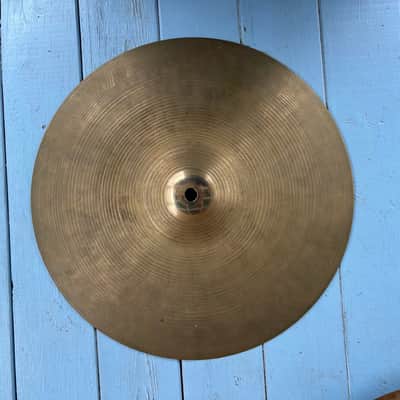 Zildjian 1960's 14" New Beat Hi-Hats 3-Dot Bold Stamp Vintage 1960s - Vintage image 4