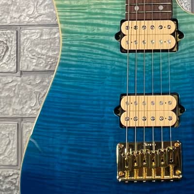 Ibanez RG421HPFM-BRG Standard Blue Reef Gradation image 2