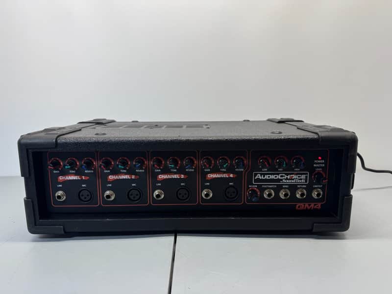Audio Choice Professional Audio SoundTech QM4 4-Channel Powered Mixer image 1