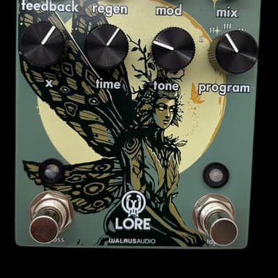 Walrus Audio Lore Reverse Soundscape Generator 2022 - Present - Muted Green / Dark Green Fairy X8472 image 1